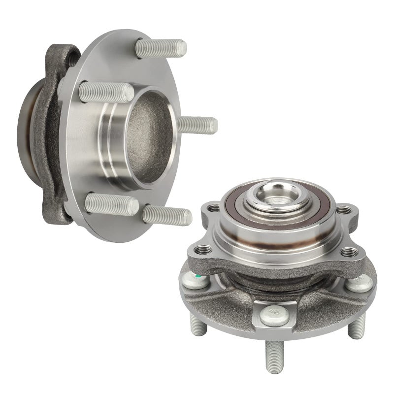 IRONTEK Front Wheel Bearing and Hub Assembly Fit 2003-2007 for Infiniti G35 RWD, 2003-2009 for Nissan 350Z 513268x2 5 Lugs w/ABS 2 PCS - Image 1